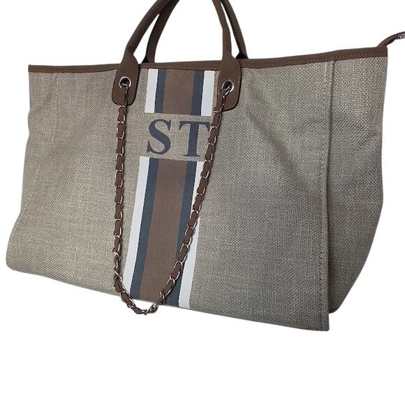 Lily & Bean The Lily Canvas - Soft Fawn - Jumbo Tote - Picture 1 of 4